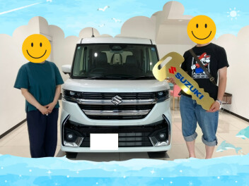スペーシアカスタムご納車でした☆